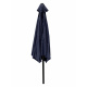 Linder Exclusiv Knick Sonnenschirm, Gartenschirm Ø 300 cm,mit Kurbelmechanismus, Blau