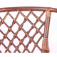 Aga Rattan-Garnitur BAHAMA Choco Brown