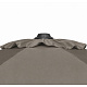 Linder Exclusiv Sonnenschirm, Gartenschirm 400 cm Taupe