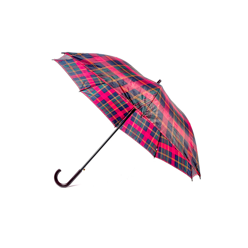 Aga Regenschirm, Klappschirm mit Automatik-Öffnung,  130 cm Rot, Stockschirm