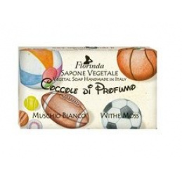 Naturalne mydło roślinne w kostce dla dzieci Białe Piżmo 100 g FLORINDA uniwersalny