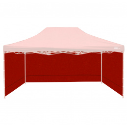 Aga Seitenwand zum Verkaufsstand 3x4,5m Rot