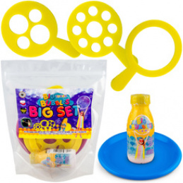 Zestaw Big Set Duże bańki -  3 obręcze ZA5149 uniwersalny