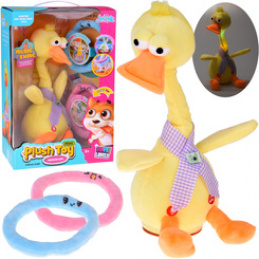 Gra zręcznościowa RINGO rzut obręczą ruchomy cel świecąca kaczka ZA5679 uniwersalny