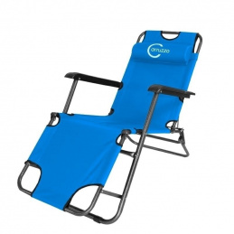 L66B2 LEŻAK OGRODOWY 3 STOP. NIEBIESKI