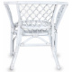Aga Rattan-Garnitur BAHAMA Silber