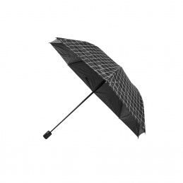 Aga Regenschirm, Klappschirm mit Automatik-Öffnung,  96 cm Schwarz, Taschenschirm