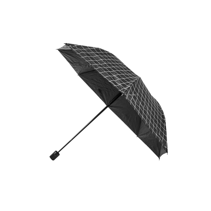 Aga Regenschirm, Klappschirm mit Automatik-Öffnung,  96 cm Schwarz, Taschenschirm