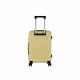 Aga Travel Koffer Hartschalenkoffer Trolley Rollkoffer Reisekoffer Handgepäck mit TSA-Schloss und 4 Rollen, Handgepäck  MR4668 Beige