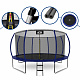 Aga SPORT EXCLUSIVE Trampolin 430 cm Dunkelblau + Sicherheitsnetz + Leiter