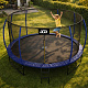 Aga SPORT EXCLUSIVE Trampolin 430 cm Dunkelblau + Sicherheitsnetz + Leiter