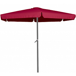 Linder Exclusiv Sonnenschirm, Gartenschirm Ø 400 cm,mit Kurbelmechanismus, Burgund