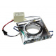 BERGE Pendelleuchte Deckenstrahler Deckenleuchte  BRG71025 - GU10 - quadratisch + LED-Streifen 3W blau