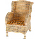 Aga Rattan-Sessel mit Hocker CONSUL RATTAN,Rattansessel mit Polsterung