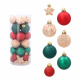 Aga Weihnachtskugeln MIX 3-4cm 32 Stück Rot/Gold/Grün