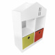 Aga Kinderbücherregal mit Haus-Design MR2104