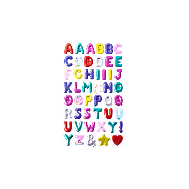 Aga4Kids Selbstklebende Buchstaben DS8101MP