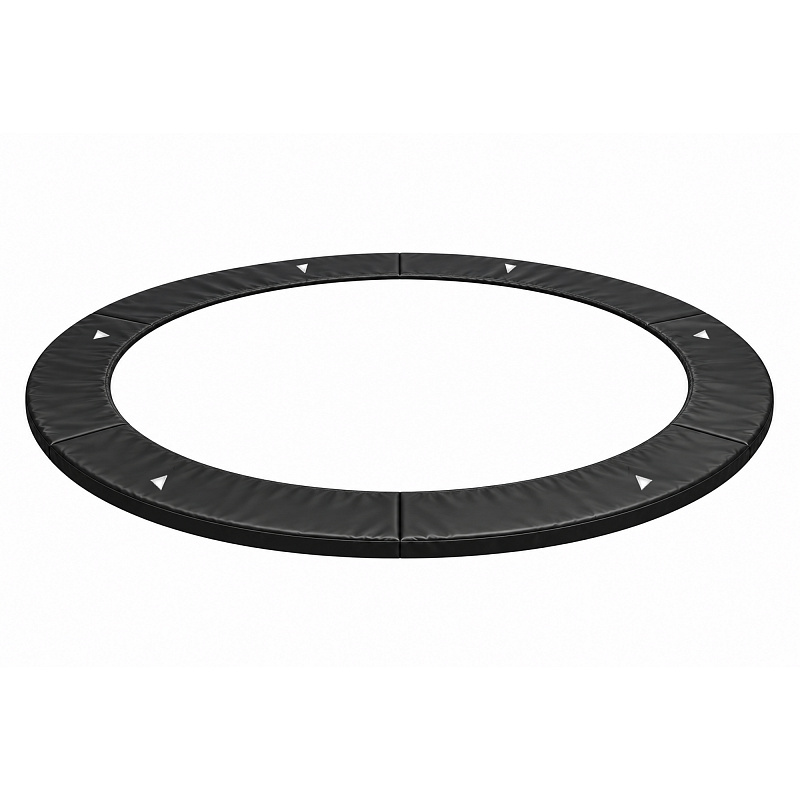 Aga Federabdeckung für Trampolin mit Innennetz und Öffnungen 305 cm Schwarz