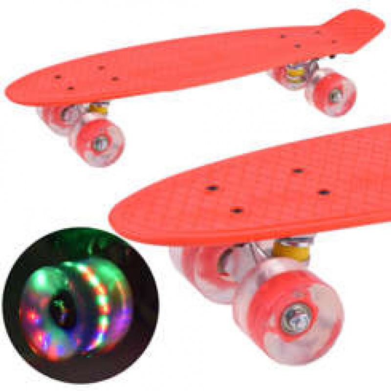 Fisk mit beleuchteten Rädern Skateboard SP0715 universal
