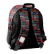 Paso School Set Dreikammer-Rucksack mit Federmäppchen Cars