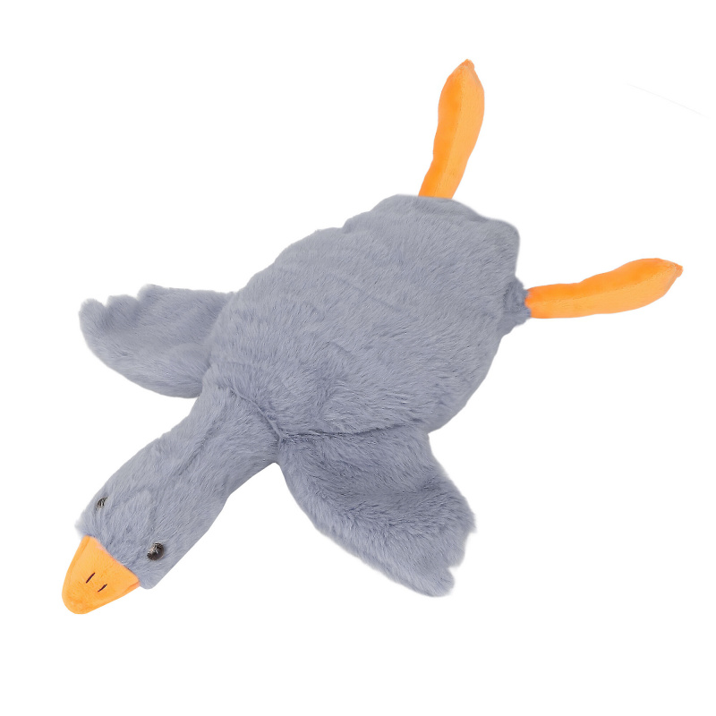 Aga4Kids Plüschkissen Gans Grau 160 cm