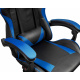 Aga Spielstuhl, Bürostuhl,Drehbarer Spielstuhl, Gamingstuhl, Racing Schreibtischstuhl,Chefsessel MR2080 Schwarz - Blau