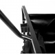 Aga Bollerwagen Gartenwagen faltbar mit Griff & Getränkehaltern bis 80 kg, Handwagen Outdoor  MR 4610 Black