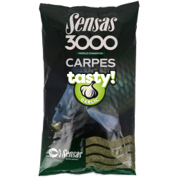 Sensas Grundfutter 3000 Carp Tasty Garlic 1kg
