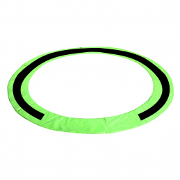 Aga Trampolin Randabdeckung mit innerem Netz 427 cm 14 ft Hellgrün/Schwarz, Randschutz, Trampolinzubehör, Federabdeckung für Trampolin