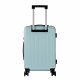 Aga Travel Kofferset 3 Hartschale Reisekoffer Trolley Handgepäck Sets mit TSA Schloss und 360° 4 Rollen MR4668 Blau