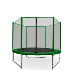 Aga SPORT PRO Trampolin 275 cm Dunkelgrün + Schutznetz