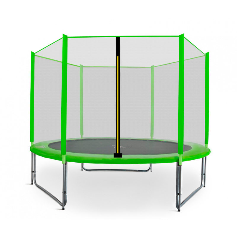 Aga SPORT PRO Trampolin 244 cm 8 ft Hellgrün + Schutznetz