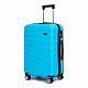 Aga Travel Kofferset, Reisekofferset MR4651 Hellblau, Hartschalenkoffer, Doppeltragegriff mit Zahlenschloss, Trolley Reisekoffer 3tgl 4 Rollen Reisekoffer