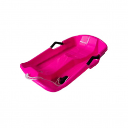 Aga Kinder Schlitten  DS492 Rosa, Kinderschlitten aus Kunststoff, Stabiler Schneebob, Rodelschlitten für Kinder