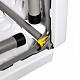 Aga Garten Klapptisch 180x74x74 cm Weiß