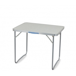 Linder Exclusiv Camping Klapptisch aus Aluminium mit Tragegriff für 2 bis 4 Personen  80x60x66,5 cm