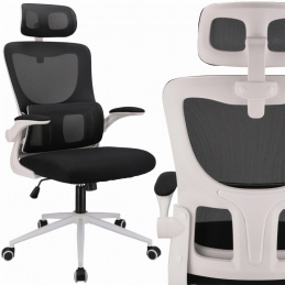 Fotel ergonomiczny biurowy ZEO - czarny Fotel ergonomiczny biurowy ZEO - czarny