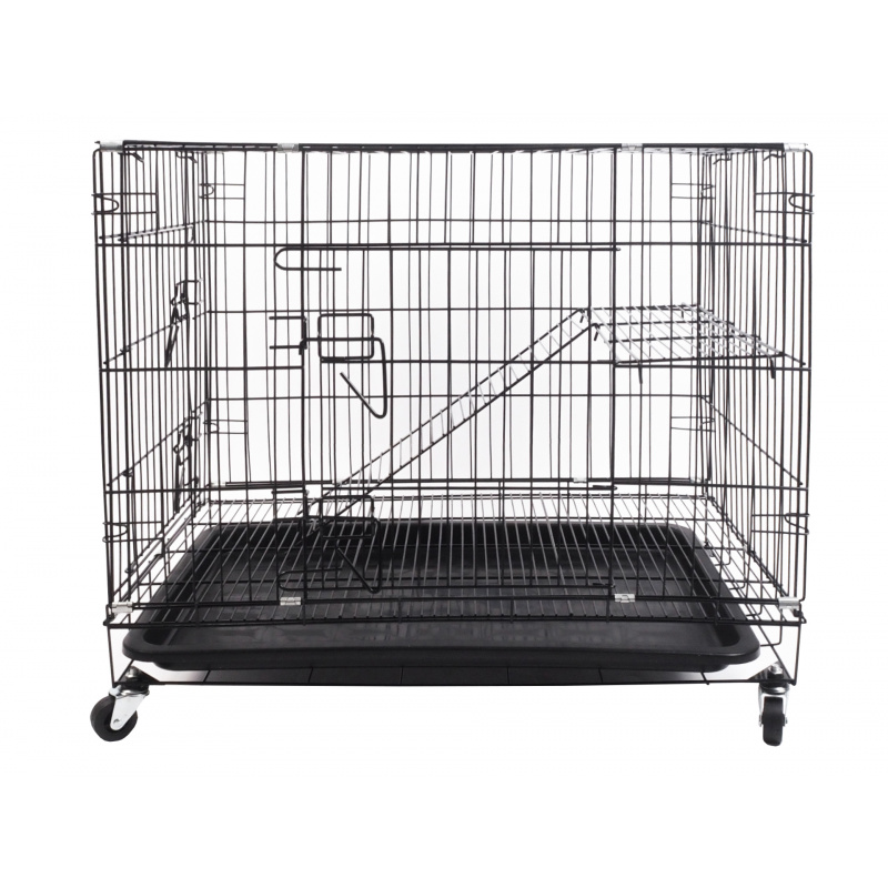 Aga Kleintierkäfig 76x50x59 cm Metallkäfig für kleine Haustiere, Hamsterkäfig, Mäusekäfig, Nagerkäfig, Rattenkäfig