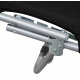 Aga Garten-Liegestuhl MR4254-Black mit Baldachin