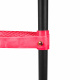 Aga Leiter für Trampolin 305 - 430 cm Schwarz/Rot