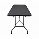 Aga Garten Klapptisch 180x74x74 cm Schwarz