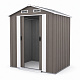 Aga Gartenhaus 194x131x184 cm Graubraun