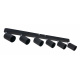LED Deckenleuchte VIKI LED-Deckenlampe LED-Deckestrahler 6x GU10 schwarz