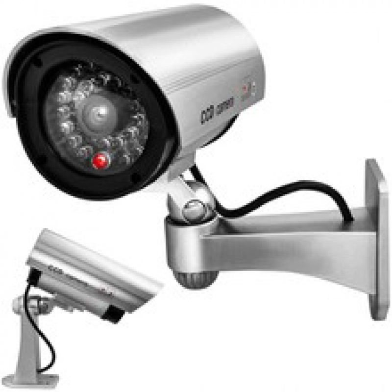 Kamera Attrappe mit LED-Licht ISO-IR-CCD