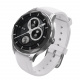 Garett Viva Silberne Smartwatch mit Stahlarmband