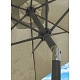 Linder Exclusiv Knick Sonnenschirm, Gartenschirm 250 cm Beige