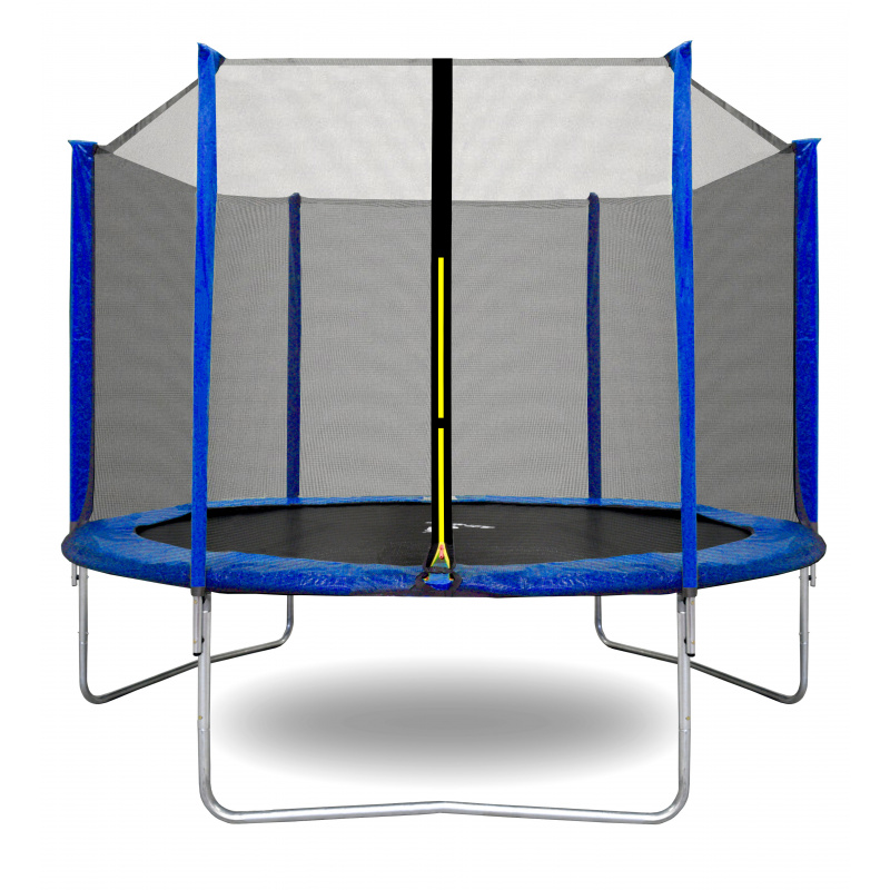 Aga SPORT TOP Trampolin,Kindertrampolin mit Sicherheitsnetz  305 cm 10 ft Blau