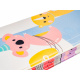 Aga4Kids Kinder Spielmatte 200x180 cm MR134 Krabbelmatte, Spielmatte doppelseitig, Spielunterlage ,Spielteppich, Spielteppich für Kinder