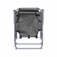 Linder Exclusiv Klappstuhl Oxford PO2600DG Dunkelgrau – Campingstuhl & Angelstuhl, bis 100 kg, Faltbar Stuhl, Gartenstuhl