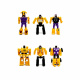 Aga4Kids Spielzeug Transformers Set 6 in 1 Gelb
